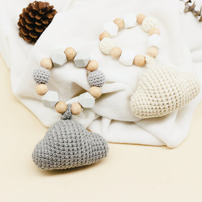 Handmade Crochet Cloud Teether toys Jabaloo 