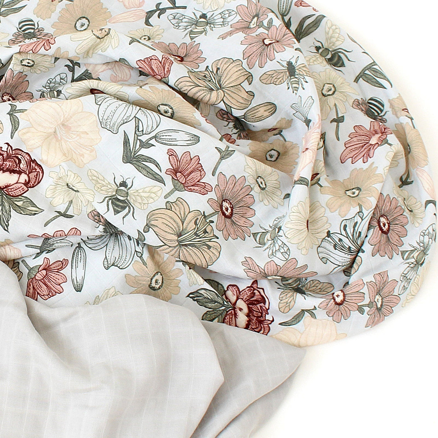 Ultra Soft Organic Swaddle Blanket | Summer Bouquet sleep Jabaloo 