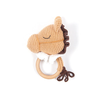Handmade Horse Crochet Rattle toys Jabaloo 