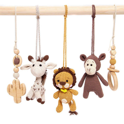 Handmade, Organic Cotton Baby Toys | Jabaloo #toys_savanna-friends