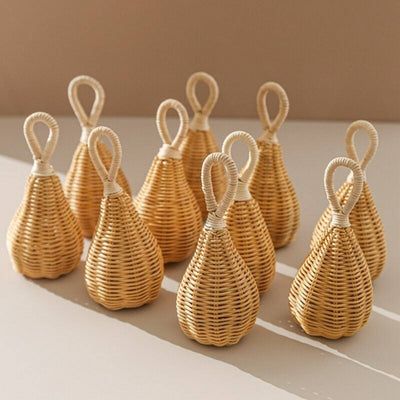 Rattan Baby Rattle toys Jabaloo 