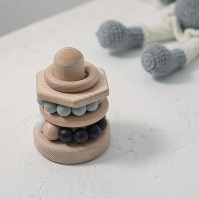 Wooden Ring Stacking Toy toys Jabaloo 